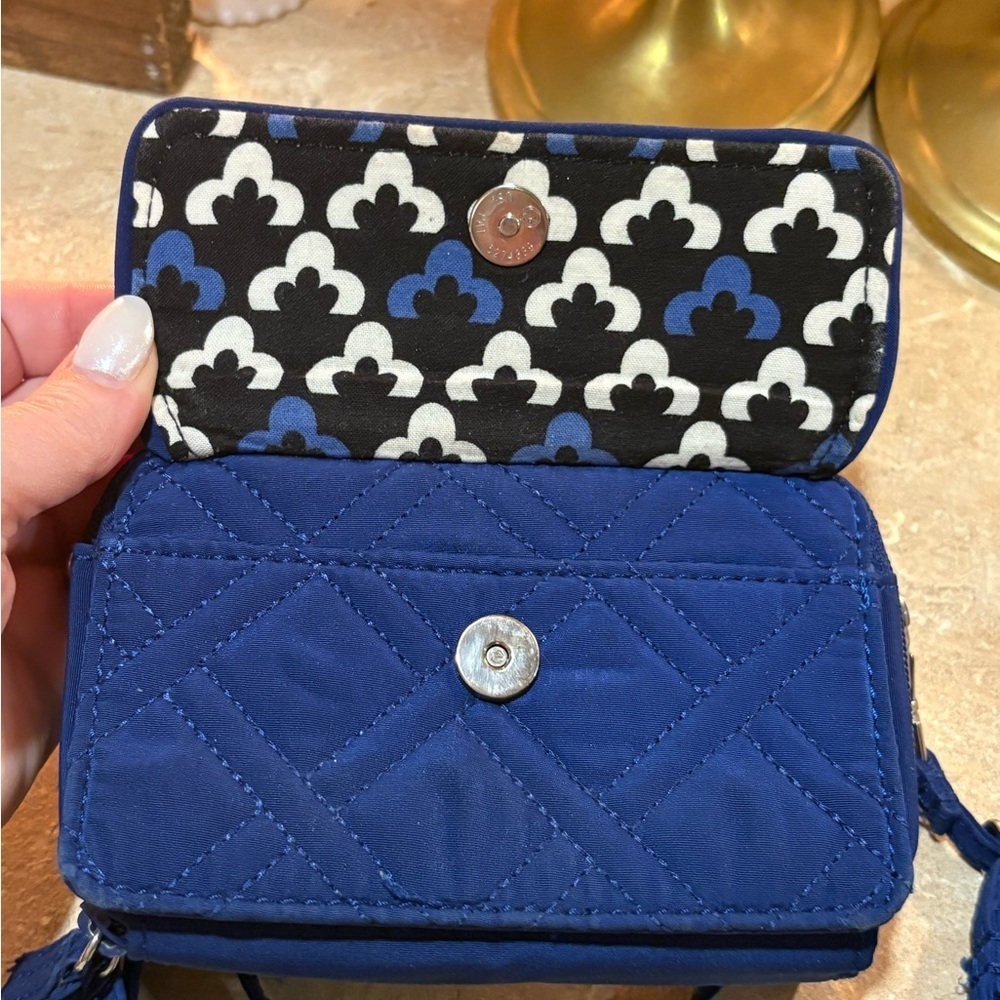 Vera Bradley Blue Quilted Crossbody Bag - Picture 11 of 16
